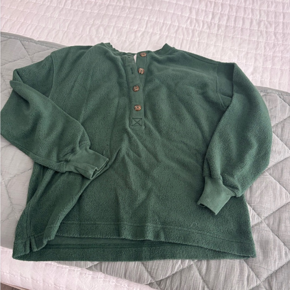 Aerie Sherpa Henley Sweatset XXS - Picture 8 of 9